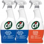 Cif Ultrafast Koupelna čistící sprej 2 x 750 ml + Ultrafast Kuchyň 750 ml – Zbozi.Blesk.cz