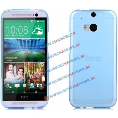 PROTEMIO 972 Silikonový obal HTC One M8 modrý – Zboží Mobilmania