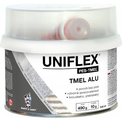 BARVY A LAKY HOSTIVAŘ Uniflex PES-TMEL ALU tmel, 500g – Hledejceny.cz