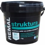 Barvy A Laky Hostivař Remal Struktura malířská barva, tónovatelná, disperzní, paropropustná, na sanační omítky a sádrokarton, bělost 88 %, 15 kg – Zbozi.Blesk.cz
