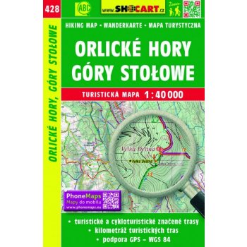 Orlické hory Góry Stolowe mapa 1:40 000 č. 428