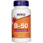 NOW Foods Vitamin B-50 Complex 100 rostlinných kapslí – Hledejceny.cz
