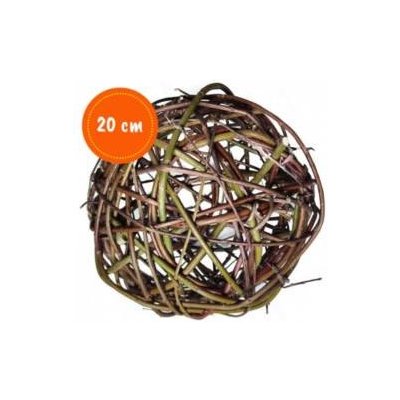 Aniland Proutěná koule z vrby pro králíky maxi 20 cm – Zboží Mobilmania