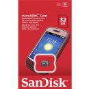 paměťová karta SanDisk microSDHC 32 GB Class 4 SDSDQM-032G-B35