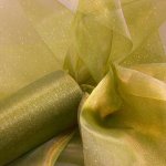 Organza glitrovaná 36cm - zlatá – Hledejceny.cz