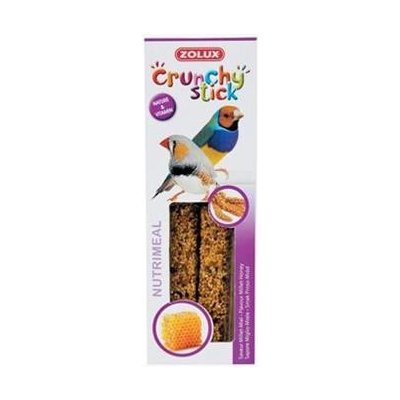 Zolux Crunchy Stick tyčinky Exotičtí ptáci jáhly a med 85 g – Zboží Mobilmania