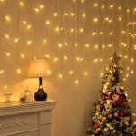 Real Garden LED světelná záclona 96 LED – teplá bílá, 3,5 m, USB – Hledejceny.cz