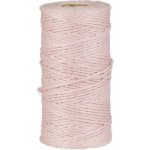 IB LAURSEN Jutový provázek Light Pink 100 m, růžová barva, textil – Zbozi.Blesk.cz