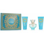 Versace Pour Femme Dylan Turquoise EDT 50 ml + sprchový gel 50 ml + tělové mléko 50 ml dárková sada – Hledejceny.cz