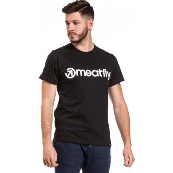 Meatfly Logo T Shirt H Black
