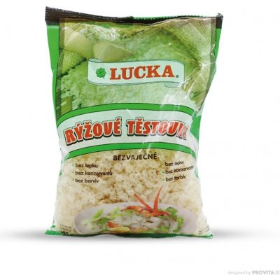 Lucka Těstoviny rýžové pol. hvězdičky 300 g