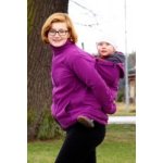Šanami fleecová mikina pro nošení dětí a těhotné maminky 3v1 fialová – Zboží Dáma