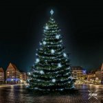 DECOLED, DLED TFS4023 LED světelná sada na stromy vysoké 12-14m, ledová bílá s Flash, dekory 8EFD08 – Hledejceny.cz