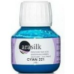 Darwi Barva na hedvábí Arasilk 50 ml 221 Cyan – Zboží Dáma