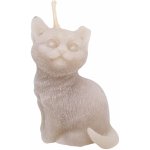 Svíčkománie3D Koťátko 45 g bílá – Zboží Dáma