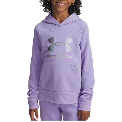 Under Armour G Rival Fleece Shimmer Hoodie 6004118-538 fialová – Zboží Dáma