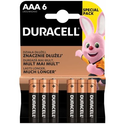DURACELL Basic AAA 6 ks 42327-DU – Zboží Mobilmania