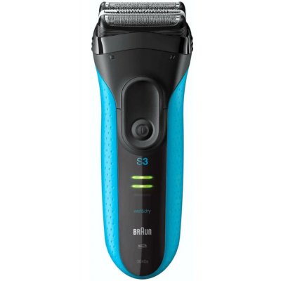Braun Series 3+ 3040s černo-tyrkysový – Sleviste.cz