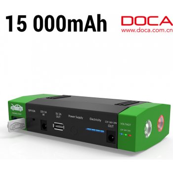 Doca D589 15000 mAh zelená