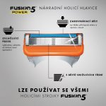 Gillette Fusion5 Power 4 ks – Hledejceny.cz