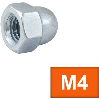 Matice klobouková M4 (DIN 1587) Zn – Sleviste.cz