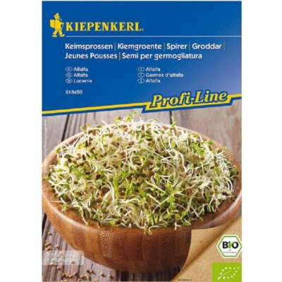 BIO Alfalfa - Vojtěška - Kiepenkerl - prodej bio semen na klíčení - 60 g – Zboží Mobilmania