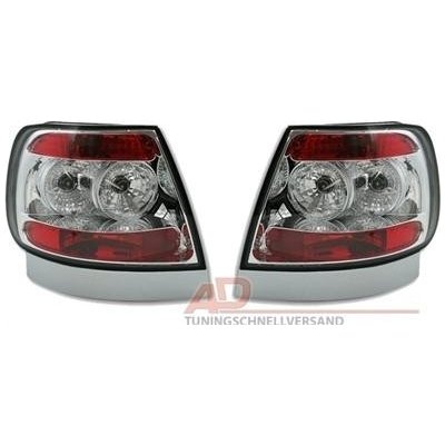 Audi A4 95-98 - zadní čiré lampy CHROM – Hledejceny.cz