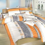 Dadka povlečení krep Ateliér oranžový 140x200 70x90 – Zboží Mobilmania