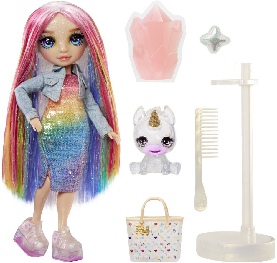 MGA Rainbow High Fashion Doll with Slime & Pet Amaya Raine