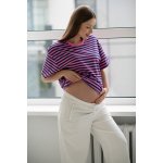 Triko ke kojení Mamahood Pink Stripes – Zboží Dáma