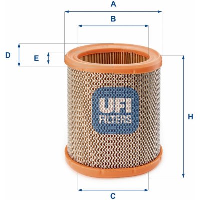 Vzduchový filtr UFI 27.258.00 – Hledejceny.cz