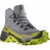 Pánské trekové boty Salomon Cross Hike Mid GTX 2 M L47064600 quiet shade acid lime golden lime