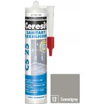 Ceresit CS 25 sanitární silikon 280 g cement grey – Zboží Mobilmania