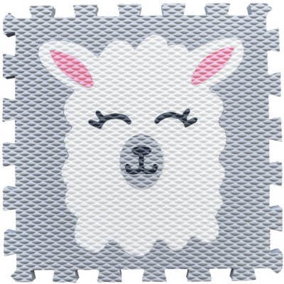 Vylen Pěnové podlahové puzzle Minideckfloor Lama Světle šedá 340 x 340 mm – Zbozi.Blesk.cz
