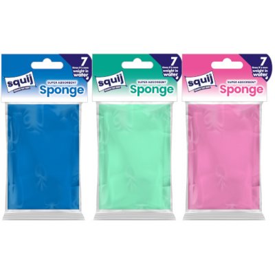 Squij super absorpční úklidová houba, mix barev 1ks – Zboží Dáma