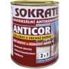 Barvy na kov Sokrates Anticor 2v1 0,7kg základ na kov 0840 červenonědá