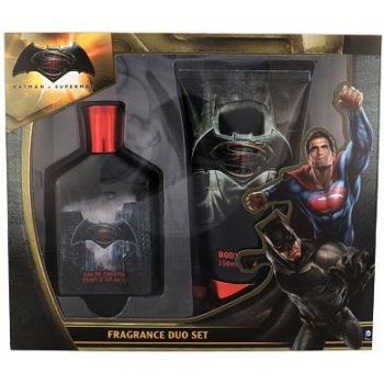 DC Comics Batman vs Superman EDT 75 ml + sprchový gel 150 ml dárková sada