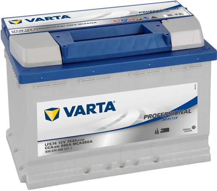 Varta Professional Starter 12V 74Ah 680A 930 074 068