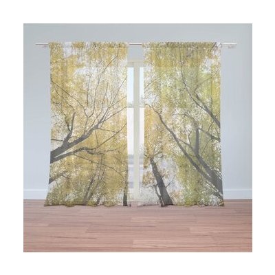 Sablio Záclony Koruny stromů: 2ks 150x250cm – Hledejceny.cz