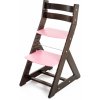 Dětský stoleček s židličkou Hajdalánek rostoucí židle Alma wenge růžová