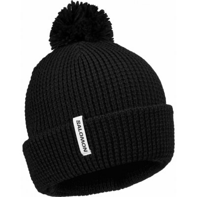 Salomon Pompom Beanie LC2937500 deep black – Hledejceny.cz