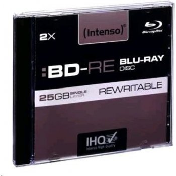 Intenso BD-RE 25GB 2x, jewel, 5ks (5201215)