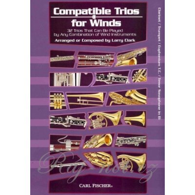 Compatible Trios Winds noty pro klarinet trumpeta tenor saxofon – Zboží Mobilmania