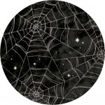 Amscan Talíře Hallowen Pavučina 23 cm – Zboží Dáma