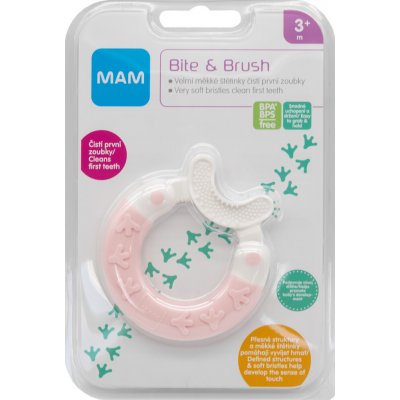 Mam Bite & Brush kousátko Pink 1 ks – Hledejceny.cz