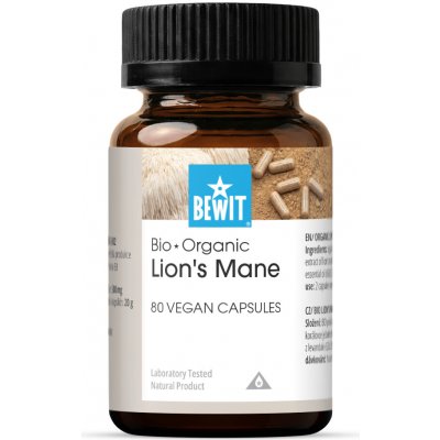 BEWIT Lion's Mane BIO 80 kapslí – Hledejceny.cz
