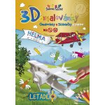 3D omalovánka A4 SET Letadlo – Zboží Dáma
