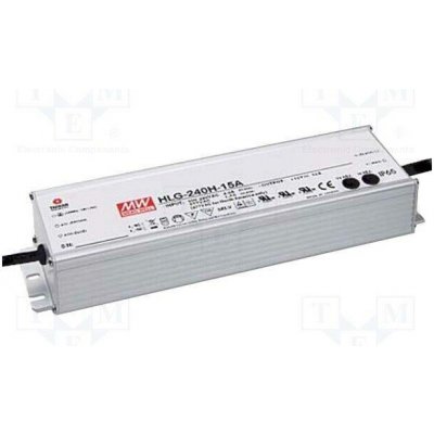 MEAN WELL HLG-240H-48A Napájecí zdroj: spínaný; LED; 240W; 48VDC; 2,5÷5A; 90÷305VAC; IP65 – Sleviste.cz