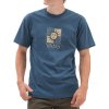 Pánské Tričko Vans tričko Vans Celestial Smiling Sun SS TEE Teal