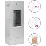 zahrada-XL Grilovací trouba/udírna 44,5x29x110cm pozinkovaná ocel – Zboží Dáma